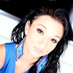 Pic of The lusty Latina teen Mandy Sky plays around with cock that soon fills her mouth with sperm
