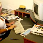 Pic of Send Your Secretary: Send Your Secretary has nothing but your real secretaries in stockings, pantyhose and even naked, in real office solo and secretary hardcore porn