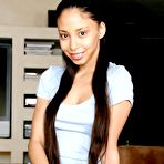 Pic of Leggy latin teen Alexis Love gets her tight hole penetrated and swallows tasty cum