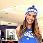 Pic of Kinky babe with hot ass Allie Haze takes dick in pussy hole, sucks it and enjoys cum shot