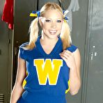 Pic of Sexy cheerleader Shawna Lenee exposing her nice breasts and ass