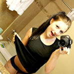 Pic of Freckles 18 Bathroom Selfies Lace Panties Masturbation