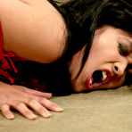 Pic of Mika Tan gets her sexy asian ass spanked and covered in hot wax by domina Sonya