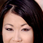 Pic of Lovely asian chick Taya Talise with shaved pussy strips out of her bikini by the pool
