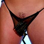 Pic of Domina Sandra Romain tortures pussy and fucks ass of sexy bodied leggy blonde Alicia Silver