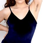 Pic of Kasey Warner Velvet One Piece Strip