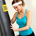 Pic of Sexy Athletic Amateur Cali Lakai Shows Her Nice Tits & Shaved Pussy In The Gym