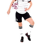 Pic of Cute blonde Sharon White strips out of her soccer uniform