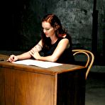 Pic of Big meloned redhead Mz Berlin gets mercilessly used by perverted Chanta Rose 