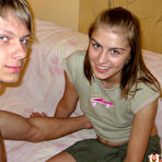 Pic of Nasty teen babe in hardcore action