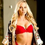 Pic of Aidra Fox Posing in Red Lingerie