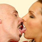 Pic of Aged Man Drills Tight Bald Pussy Of Small Titty Brunette Sabrina Sweet With Big Enthusiasm / DefineBabe.com