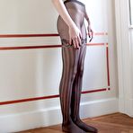Pic of  Alice shows legs and ass in nylons