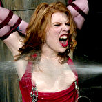 Pic of Submissive redhead Madison Young gets tortured by Damon Pierce and helping mistress