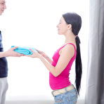 Pic of Fantastic petite brunette babe fucked by her masseur -  - Spank It Now!