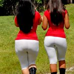 Pic of Two Busty Uniformed Latinas Cynthia Bang And Lexxy Get Hardcore Fucked After Horse Riding / DefineBabe.com
