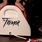 Pic of River Dawn Ink Riding a Tremor