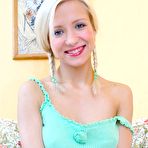 Pic of Pretty blonde girl allows you to see her sweet tits and pussy then toy fucks herself well. free pictures