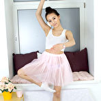 Pic of Hottest Amazingly sexy and beautiful brunette teen decides to strip down her cute pink skirt and white top and pose naked. by ShavedTeenGirls.com