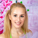 Pic of Hottest Watch this erotic and beautiful blonde girl posing in a green shirt getting fully naked and stroking her body. by ShavedTeenGirls.com