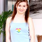 Pic of A horny angelic sweetheart pleasuring her clitoris teen