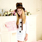 Pic of Hottest This glamorous blonde beauty took her pajamas off to reveal her perfect pair of natural round tits to you. by ShavedTeenGirls.com