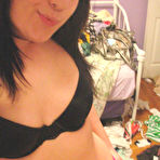 Pic of Teen fucks her hot pussy with fingers naked