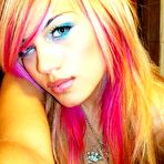 Pic of Sensual brunette teen pleasing her hot teenage pussy naked