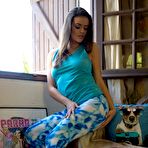 Pic of Skin Tight Glamour | Galleries | Photos | Brook Wright Blue Leggings