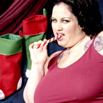 Pic of Sex hungry big woman Glory Foxxx with massive ass has sex with hot Santa