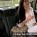 Pic of 
					Beautiful brunette in white clothes hotly fucks with cab driver / TeenPornTube.XXX
			