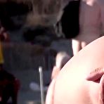 Pic of Horny beach nudist wife getting her pussy and asshole massaged