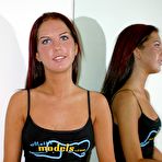 Pic of Sexy Chick Destiny St Claire In Tiny Violet Panties Gets Her Mighty Fine Boobs Out / DefineBabe.com