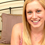 Pic of Petite blonde girlfriend  with a shaved pussy in this pov video - AmateurPorn