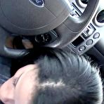 Pic of Hugos Sex-Club | Valensina, genannt "Teen Drecksau mit geiler Fotze" bl&auml;st w&auml;hrend der Fahrt im Auto und wird gefickt