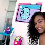 Pic of Cute Ebony Hottie Scarlit Scandal Is Trying Intensive Dick Riding - FAPCAT