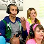 Pic of CFNM Gamer Babes Sharing The One Hard Cock - FAPCAT