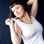 Pic of Mirelle A: Hottie squeezes boobs on chair @ Met Art - XNSFW.COM