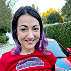 Pic of Lily Adams Naked in a Car