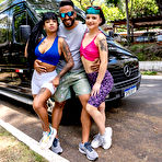 Pic of Candy Crush and Ariella Ferraz both get assfucked in the back of the van