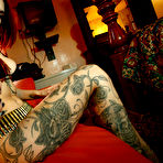 Pic of Luxi Jane in Jean Shorts & Stockings by Crazy Babe | Erotic Beauties