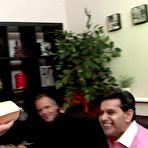 Pic of Pornbanx | Chloe Delaure Takes Two Dicks Up Her Ass Then Swallows The Loads