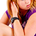 Pic of WatchGirls.net | Judy wearing a black G-Shock