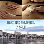 Pic of amateurlydia | THE NYLONJOB IN SPLIT