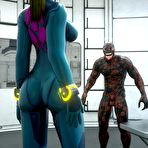 Pic of Evil Creature Fucks A 3D Blonde Girl