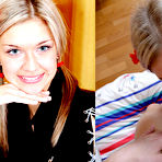 Pic of Girlycast.com | Teen Tatjana's first movie & 1st time anal