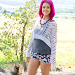 Pic of Victoria R Naked in "Naked Yoga Outdoors" | Abby Winters Models