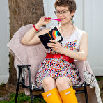 Pic of Morgan K Naked in Deep Dildo Insertion | Abby Winters Models