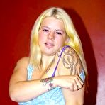 Pic of Chubby Loving - Blonde Teen Plumper Spreads And Toys Pussy