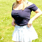 Pic of Holly strips off topless. 